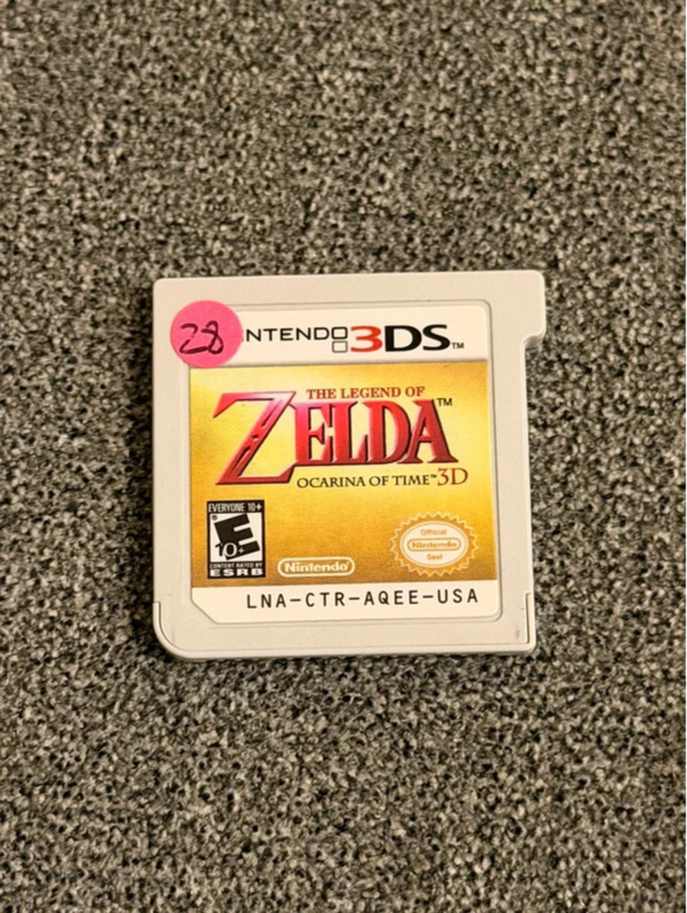 Zelda Ocarina of Time for Nintendo 3DS